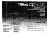 Yamaha CD-400 - Owners Manual 